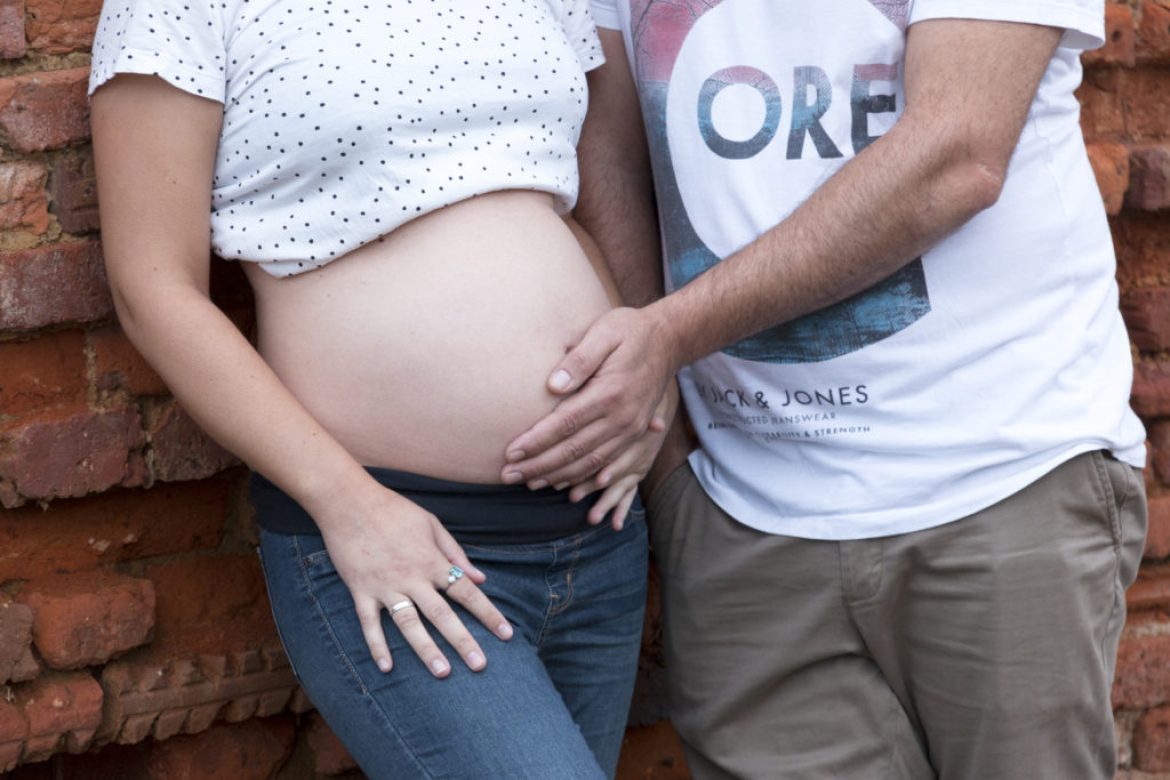 Sesión de fotos de embarazo en Bizkaia
